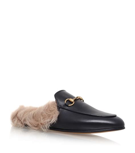 fur gucci replica fur slides|Gucci fur slides women.